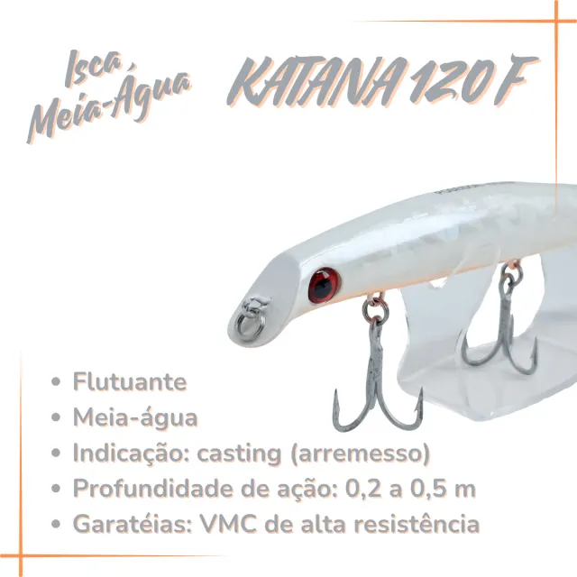 KATANA 120F, Isca Artificial Floating 18g - Imagem 18