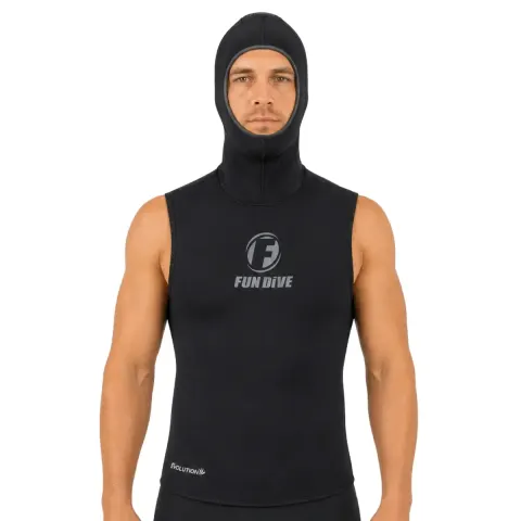 Colete com Capuz de Neoprene 3mm Fun Dive COL-NEOFLEX