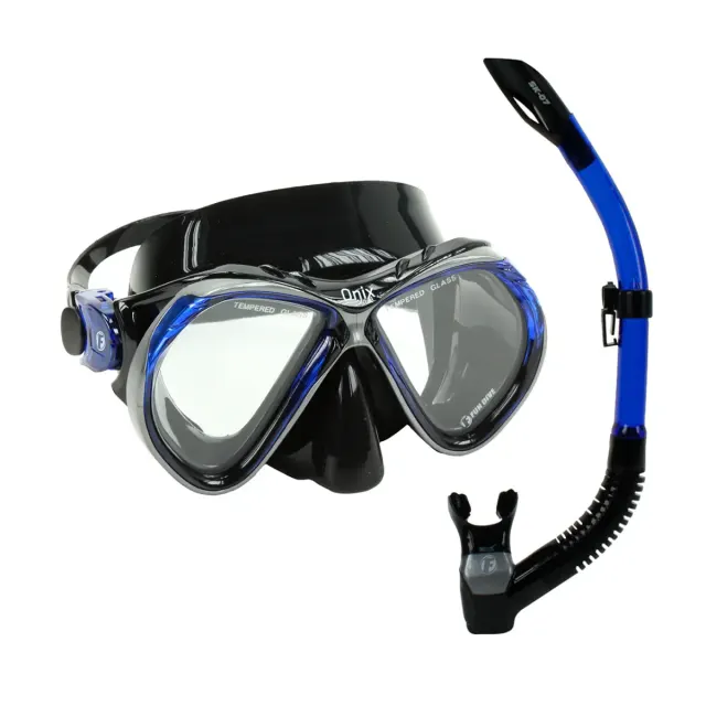 Kit Máscara Fun Dive Onix com Snorkel SK-07, Válvula e Quebra-Onda - Imagem 7