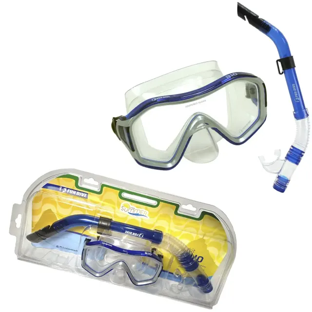 Kit Mergulho Fun Dive Máscara Rio + Snorkel SK-09 para Snorkeling, Apneia e Pesca Submarina - Imagem 23