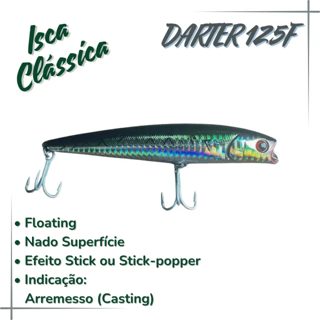 DARTER 125F, Isca Artificial Floating 21g - Imagem 3