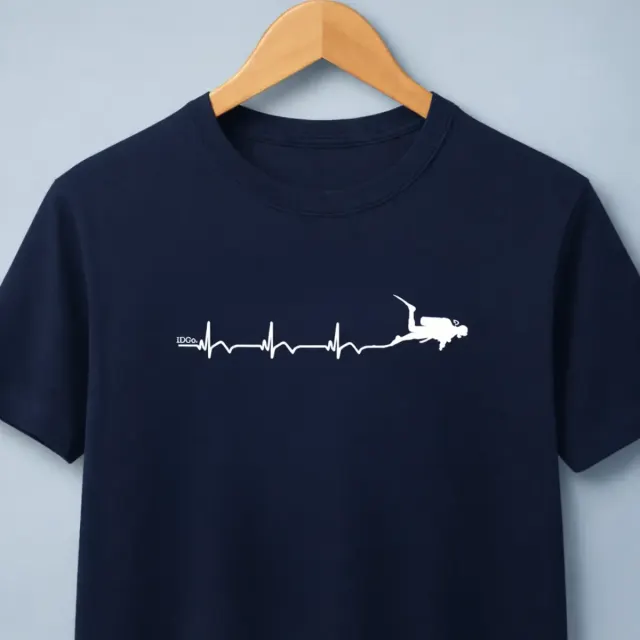 Camiseta de Mergulho Frequência Cardíaca Algodão Imersa Divers - Imagem 10