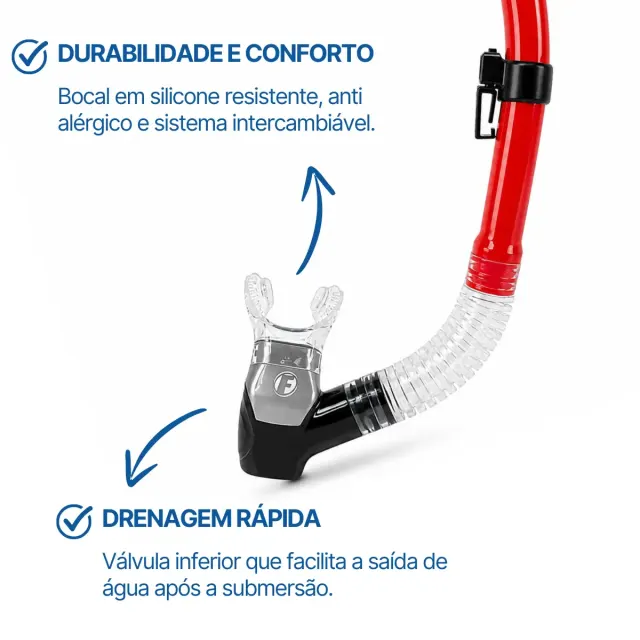 SK-07, Snorkel com válvula e Quebra Onda - Imagem 25