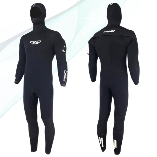 Roupa de Mergulho Semi Seca Patagonic 7mm Pino - Neoprene com Zíper Seco YKK e Capuz - Imagem 8