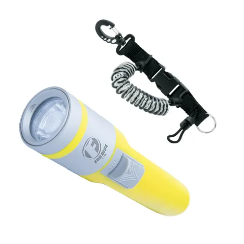 KIT LUX R-10, Lanterna 2000 lumens e retrator com mola