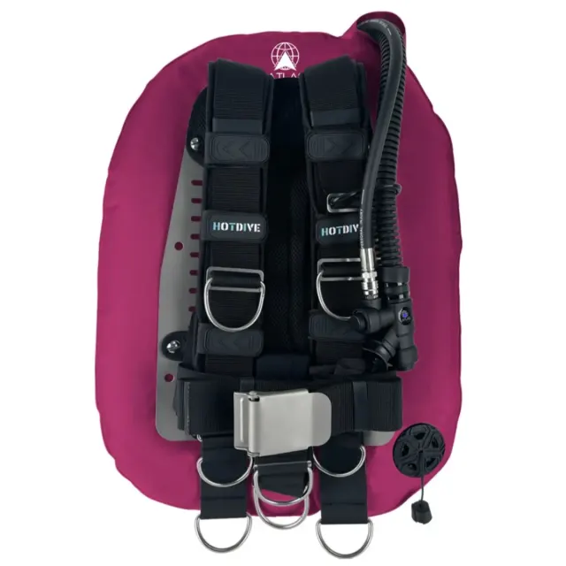 Asa Atlas Guardian 32 lb com Backplate e 8 D-Rings Inox - Imagem 4