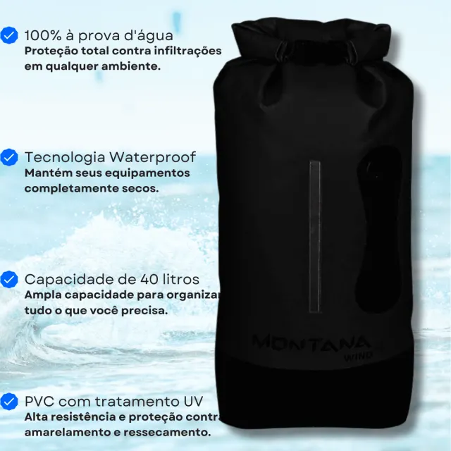 WIND 40 LT, Mochila Estanque 40 litros - Imagem 2