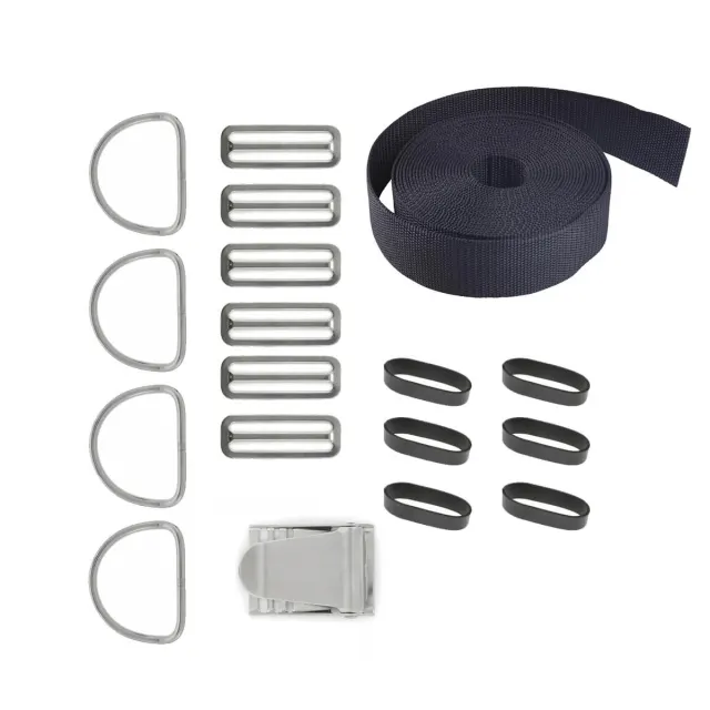 Colete Sidemount SIDE-25 Fun Dive - 25 Libras de Empuxo para Mergulho Técnico - Imagem 5