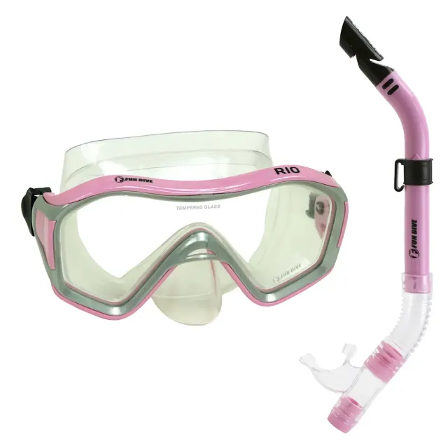 Kit Mergulho Fun Dive Máscara Rio + Snorkel SK-09 para Snorkeling, Apneia e Pesca Submarina - Imagem 29