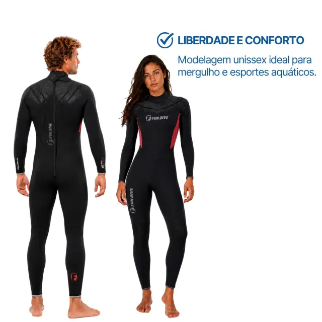 Roupa de Neoprene 7mm para Mergulho Fun Dive Neoflex Super Stretch - Imagem 13