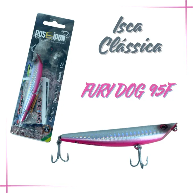 FURY DOG 95F, Isca Artificial Floating 10g - Imagem 5