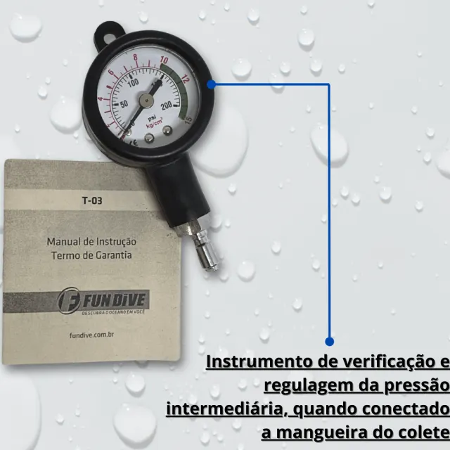 T-03, Instrumento ajuste pressão intermediaria colete - Imagem 3