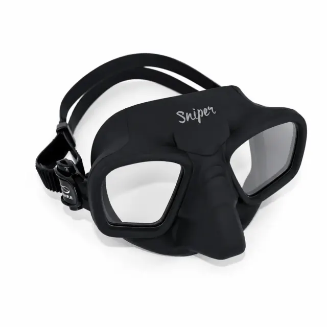 Kit Sniper Pro Seasub para Apneia e Pesca Sub — Máscara Frameless + Snorkel Dobrável - Imagem 4
