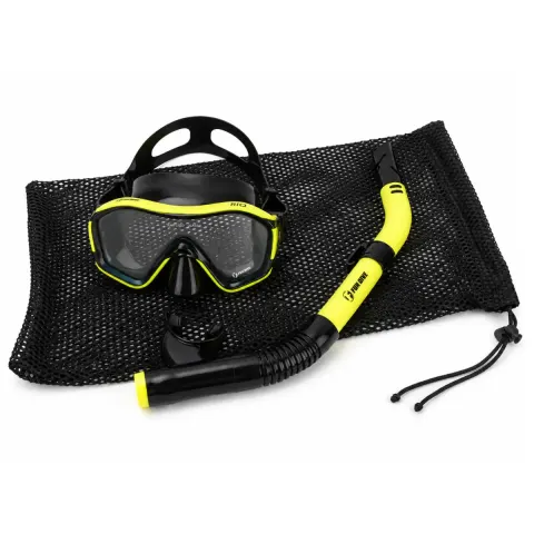 Kit de Mergulho Fun Dive Máscara Rio + Snorkel SK-09 com Saco de Transporte