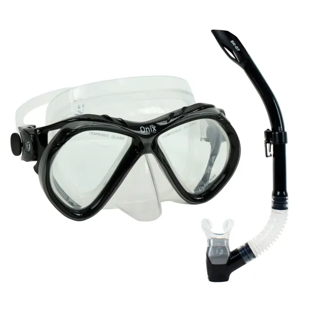 Kit Máscara Fun Dive Onix com Snorkel SK-07, Válvula e Quebra-Onda - Imagem 19