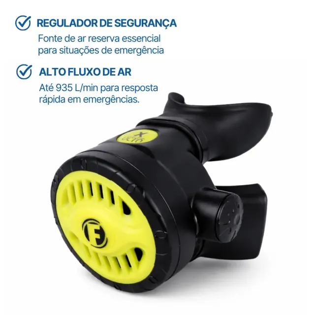 X-OCTO, Regulador de Ar Reserva Octopus - Imagem 4