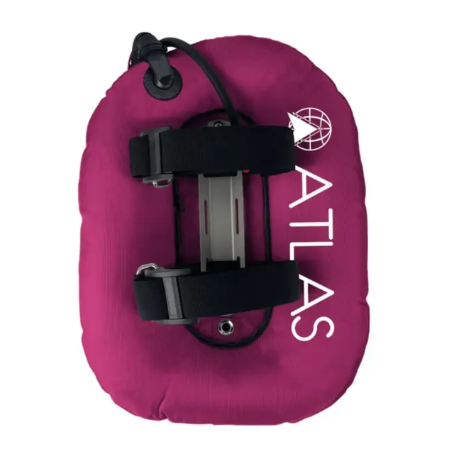 Asa Atlas Guardian 32 lb com Backplate e 8 D-Rings Inox - Imagem 3