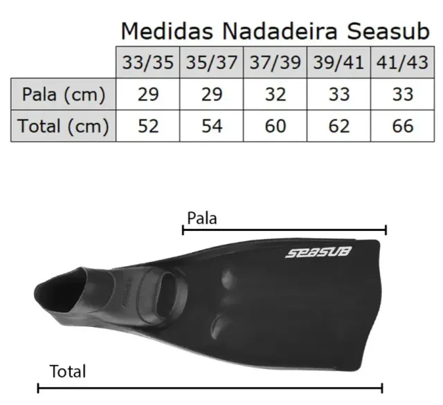 Kit de Mergulho Dua Seasub — Máscara, Snorkel e Nadadeira de Sapata Fechada - Imagem 6
