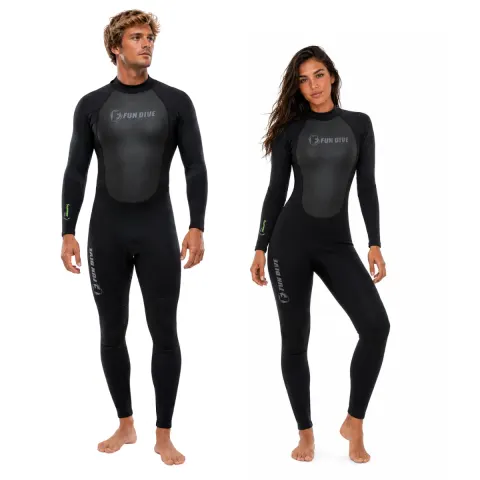 Roupa de Mergulho Neoprene 1.5mm Fun Dive Summer — Macacão Longo Unissex
