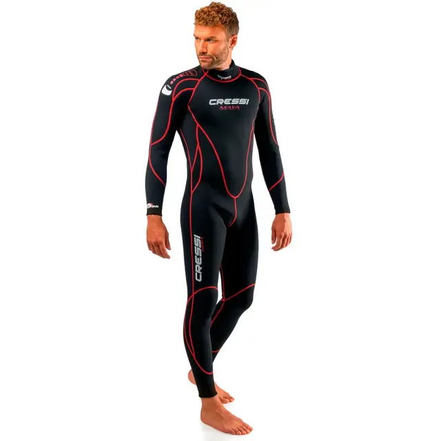 Roupa de Mergulho Longa Cressi Maya Man Masculina em Neoprene 2,5 mm - Imagem 2