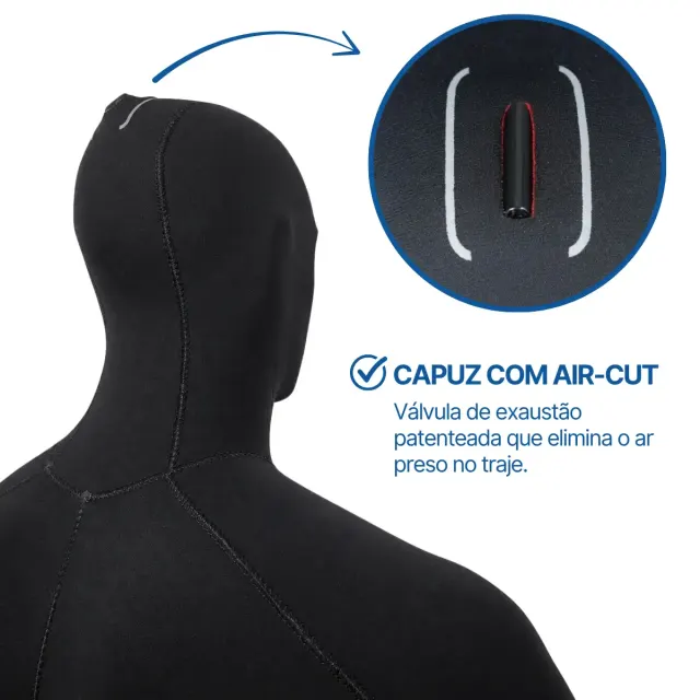 Roupa de Pesca Submarina Pino Viper Fusion 3mm Neoprene Duplo Nylon Conjunto - Imagem 5