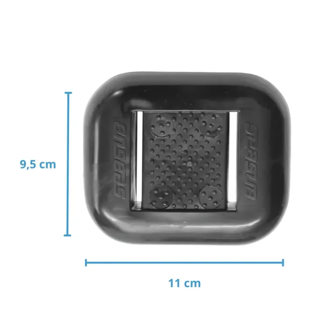 Lastro de Mergulho Seasub 2 KTP 1,7 kg - Chumbo Plastificado Preto - Imagem 2