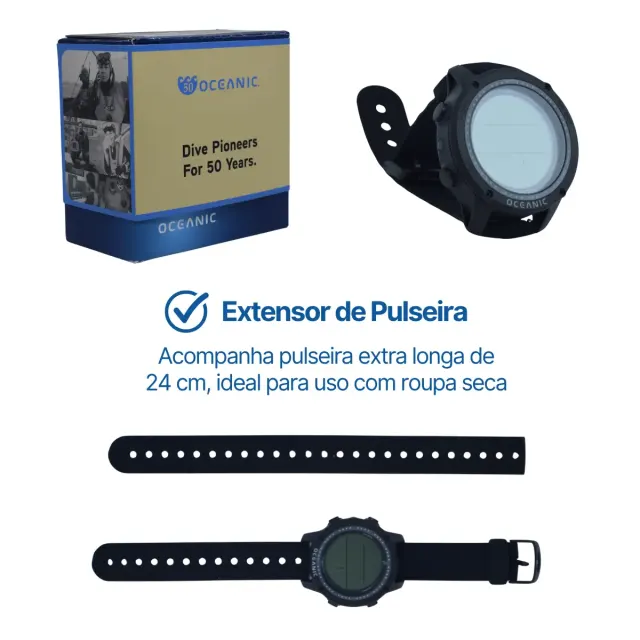Computador de Mergulho Oceanic Geo Air · Bluetooth e Air Integration - Imagem 4