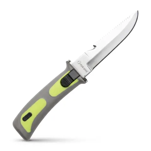 Faca de Mergulho K-02 Fun Dive Inox com Bainha