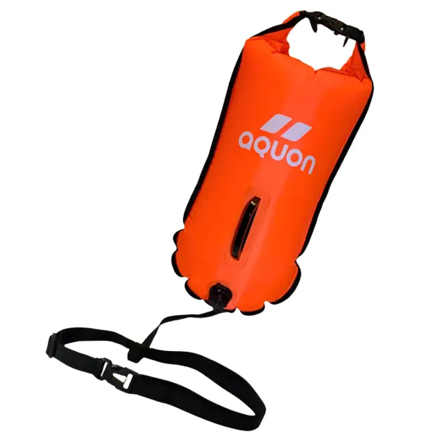 Boia de Natação Aquon 28L para Águas Abertas — Dry Bag Estanque com Apito - Imagem 6