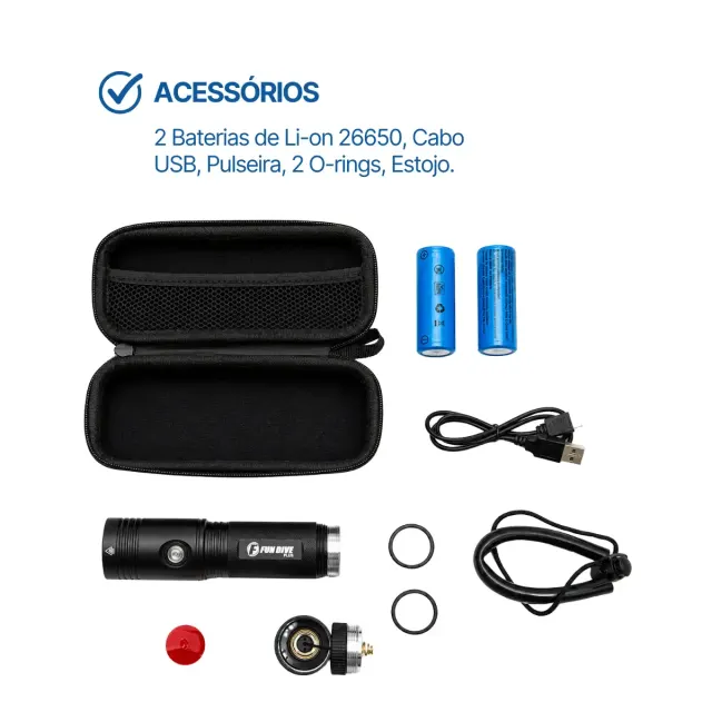 PLUS, Lanterna Recarregável 2000 Lumens - Imagem 4