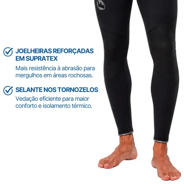 Roupa de Neoprene 7mm para Mergulho Fun Dive Neoflex Super Stretch - Imagem 12
