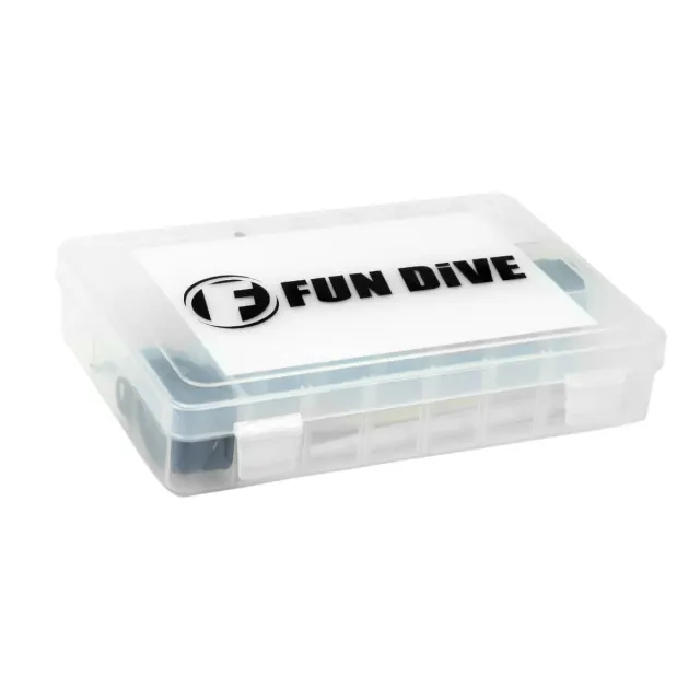 Kit O-Ring Fun Dive Box-17 · 17 Tamanhos e 235 Peças em NBR e Viton com 2 Removedores - Imagem 1