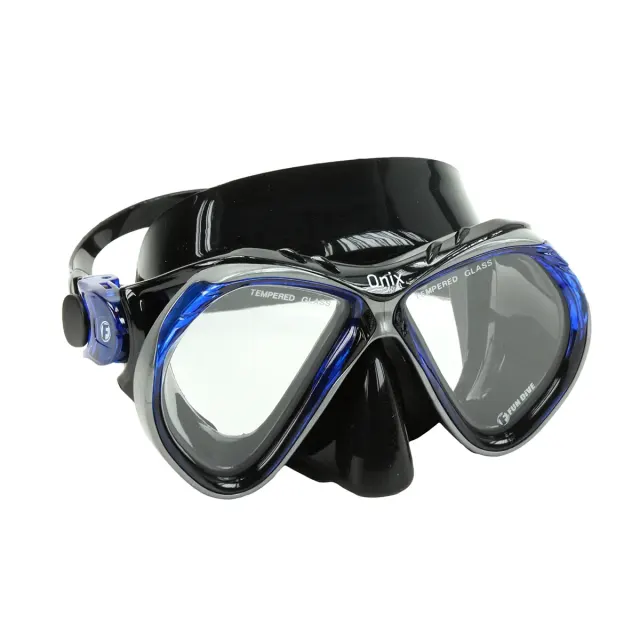 Kit Máscara Onix + Snorkel SK-09 Fun Dive em Silicone para Mergulho, Snorkeling e Pesca Submarina - Imagem 8