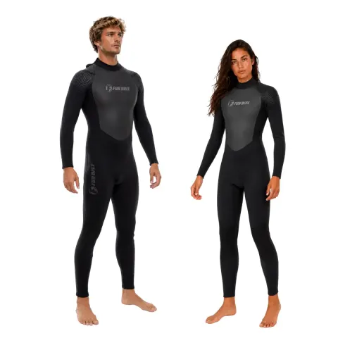 Long John Neoprene 3mm Fun Dive Wailea 4-Way Stretch Unissex