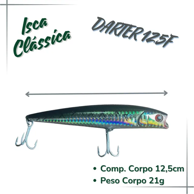 DARTER 125F, Isca Artificial Floating 21g - Imagem 2