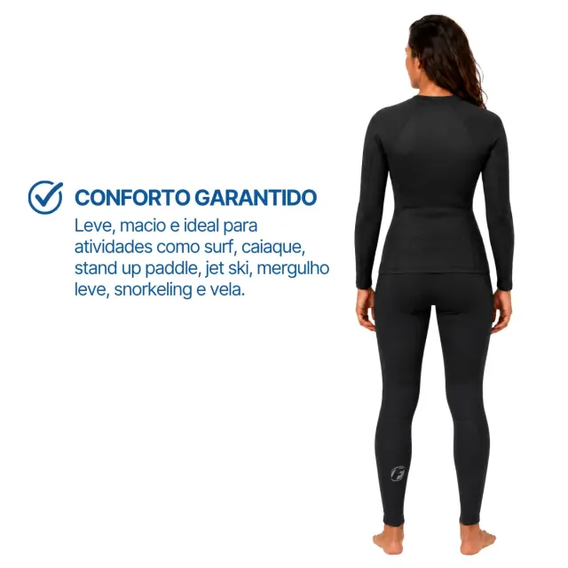 Conjunto de Neoprene 1.5mm Fun Dive · Jaqueta com Zíper + Calça - Imagem 6