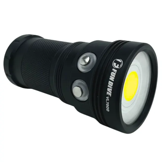 Lanterna de Vídeo Subaquática Fun Dive VL-7000 · 7000 Lumens Recarregável - Imagem 1