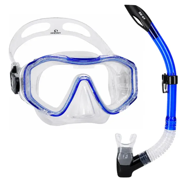 Kit Máscara Fun Dive Sunset com Snorkel SK-07 Evolution em Silicone - Imagem 1