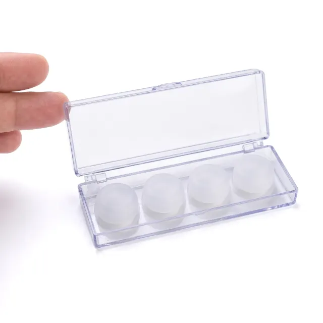 Tampão de Ouvido para Natação Excel TS-04 em Silicone Moldável com Estojo - Imagem 2