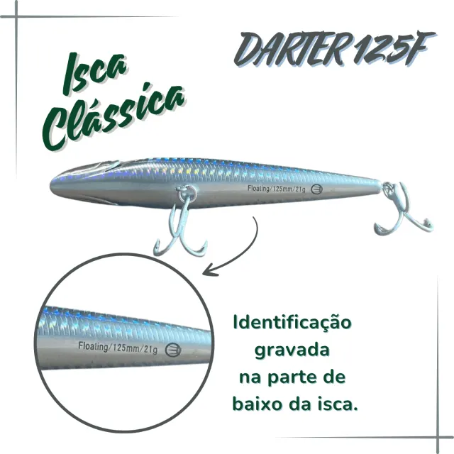 DARTER 125F, Isca Artificial Floating 21g - Imagem 4