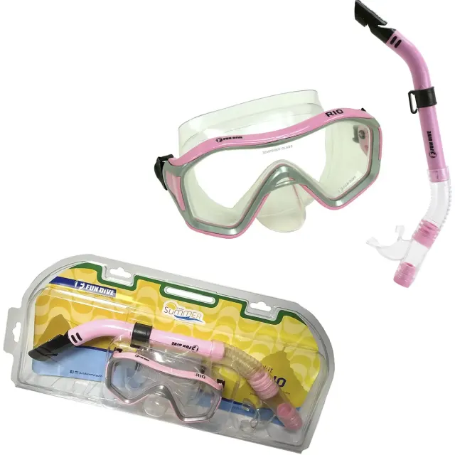 Kit Mergulho Fun Dive Máscara Rio + Snorkel SK-09 para Snorkeling, Apneia e Pesca Submarina - Imagem 33