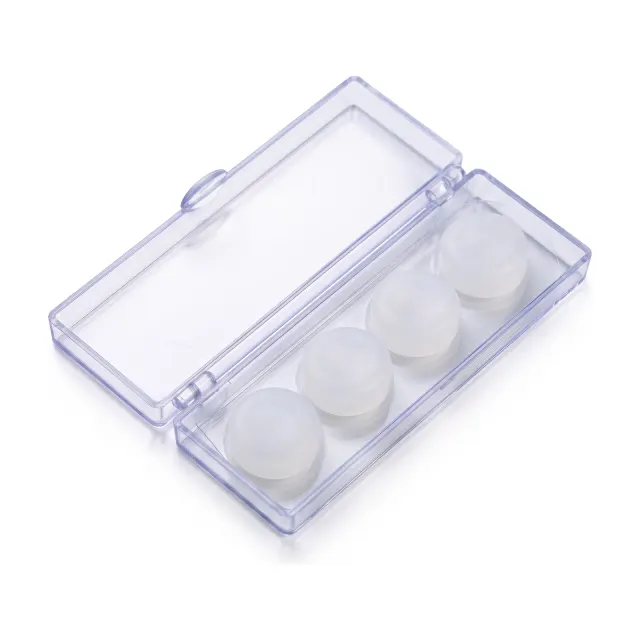 Tampão de Ouvido para Natação Excel TS-04 em Silicone Moldável com Estojo - Imagem 4