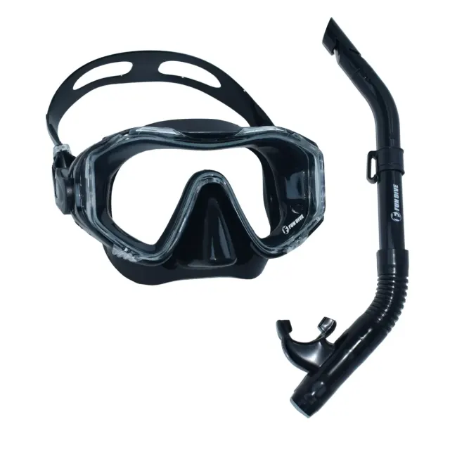 Kit de Mergulho Fun Dive Máscara Sunset em Silicone + Snorkel SK-09 - Imagem 15