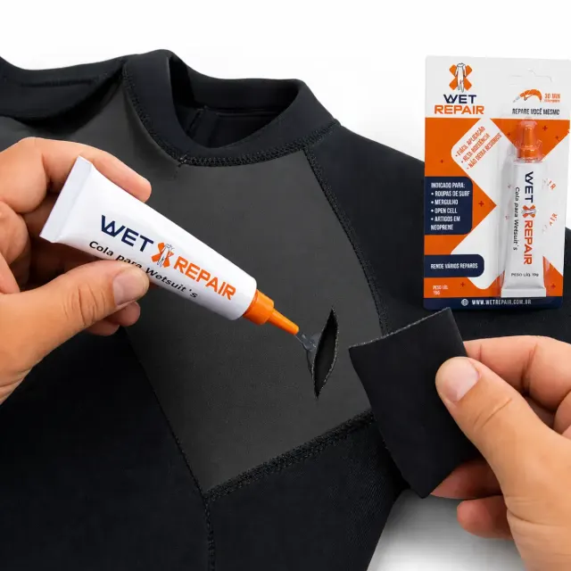 Cola para Reparo de Neoprene Wet Repair 19g — Reparos Impermeáveis para Roupa de Mergulho e Surf - Imagem 4
