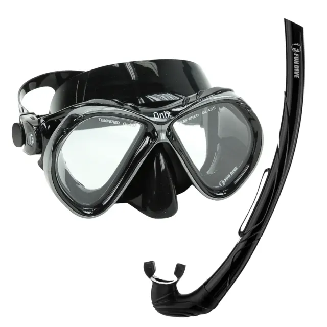 Kit Máscara Fun Dive Onix com Snorkel SK-05 ECO para Mergulho e Apneia - Imagem 1
