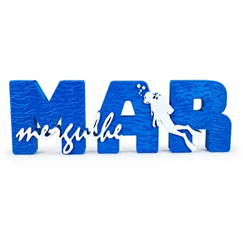 Placa Decor 3D - Mar Mergulhe
