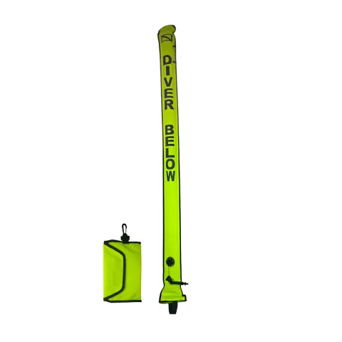 Salsichão de Mergulho Seasub Deco Marker Amarelo 180cm com Pochete