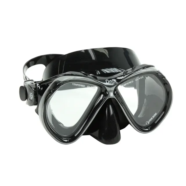 Kit Máscara Onix + Snorkel SK-09 Fun Dive em Silicone para Mergulho, Snorkeling e Pesca Submarina - Imagem 2