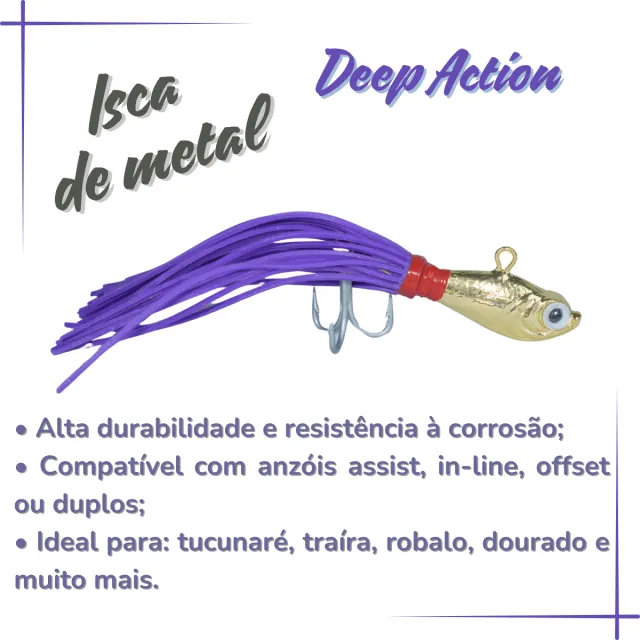 DEEP ACTION, Isca Artificial 30g - Imagem 4