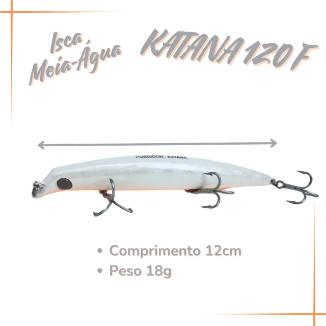 KATANA 120F, Isca Artificial Floating 18g - Imagem 17